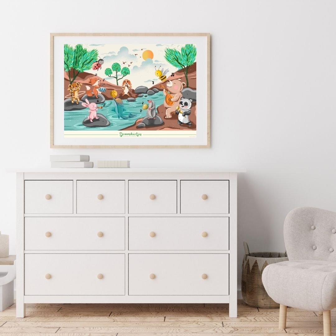 Droomdiertjes Poster A3 - By Day - Droomdiertjes