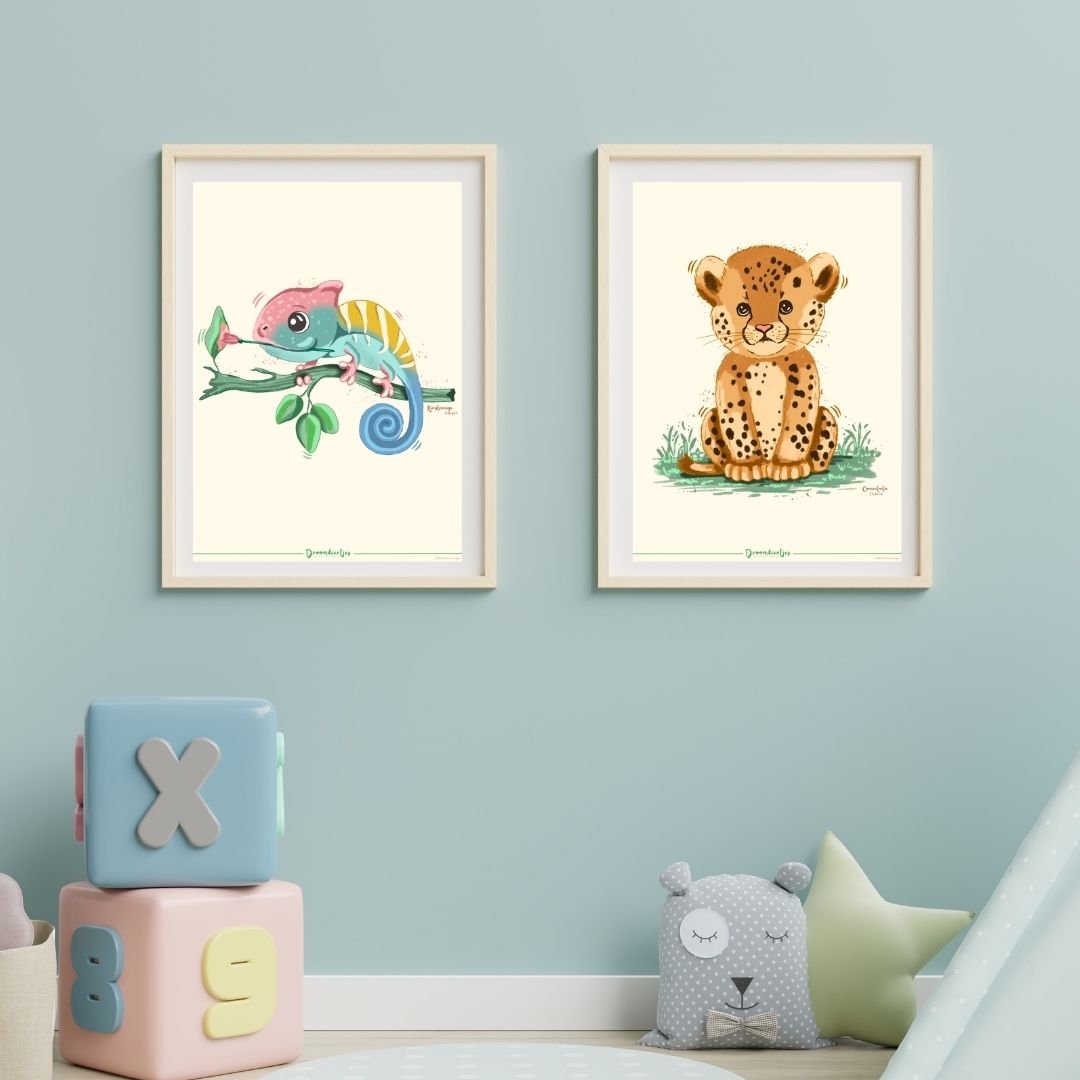 Droomdiertjes Poster A4 - Kunstzinnige Kasper - Droomdiertjes