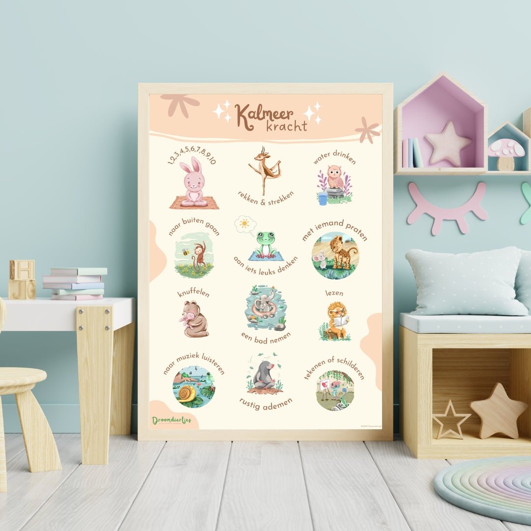 Kalmeer Kracht Poster A3 - Droomdiertjes