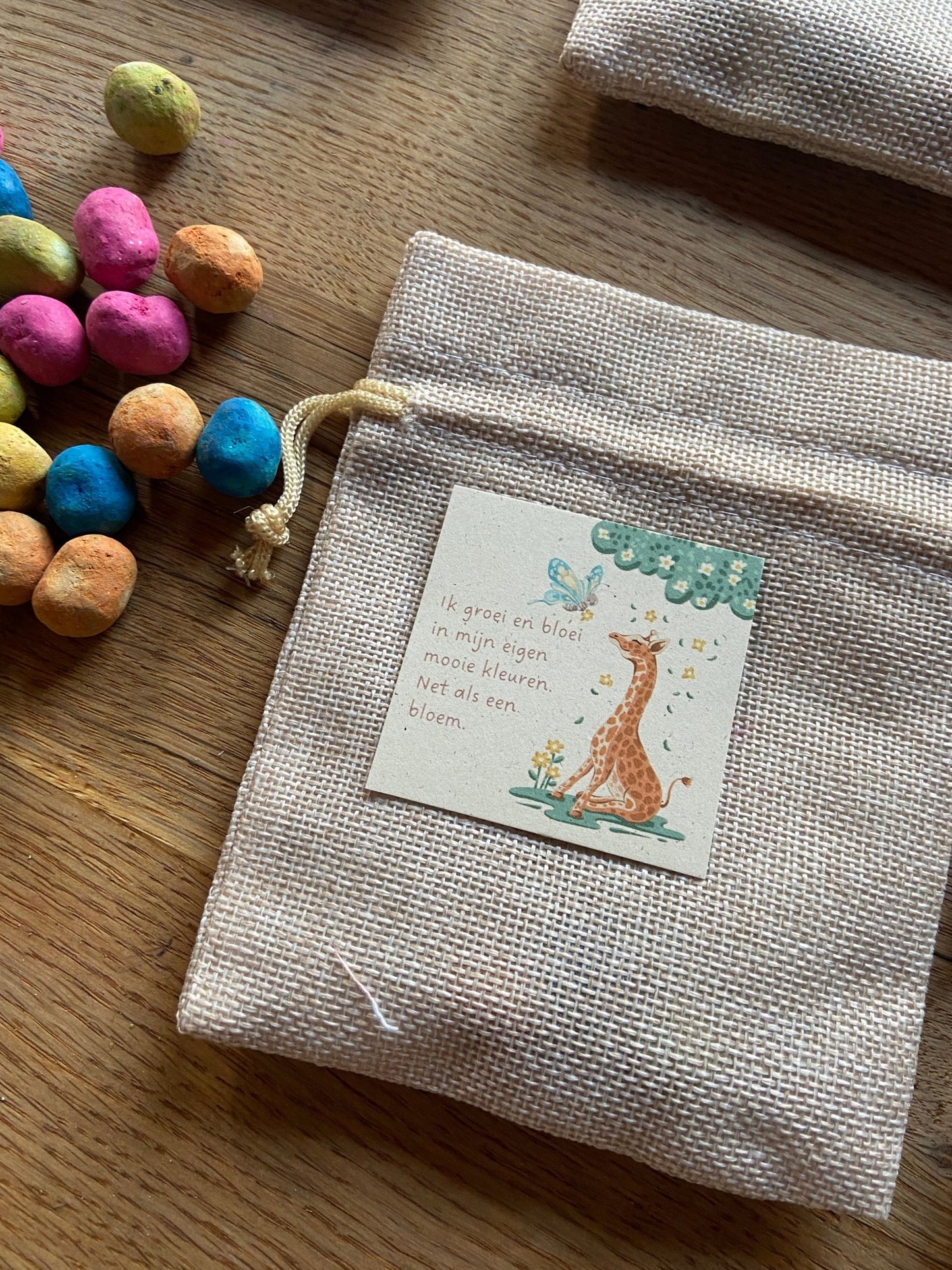 3 Bloembolletjes + affirmatiekaartje - Droomdiertjes