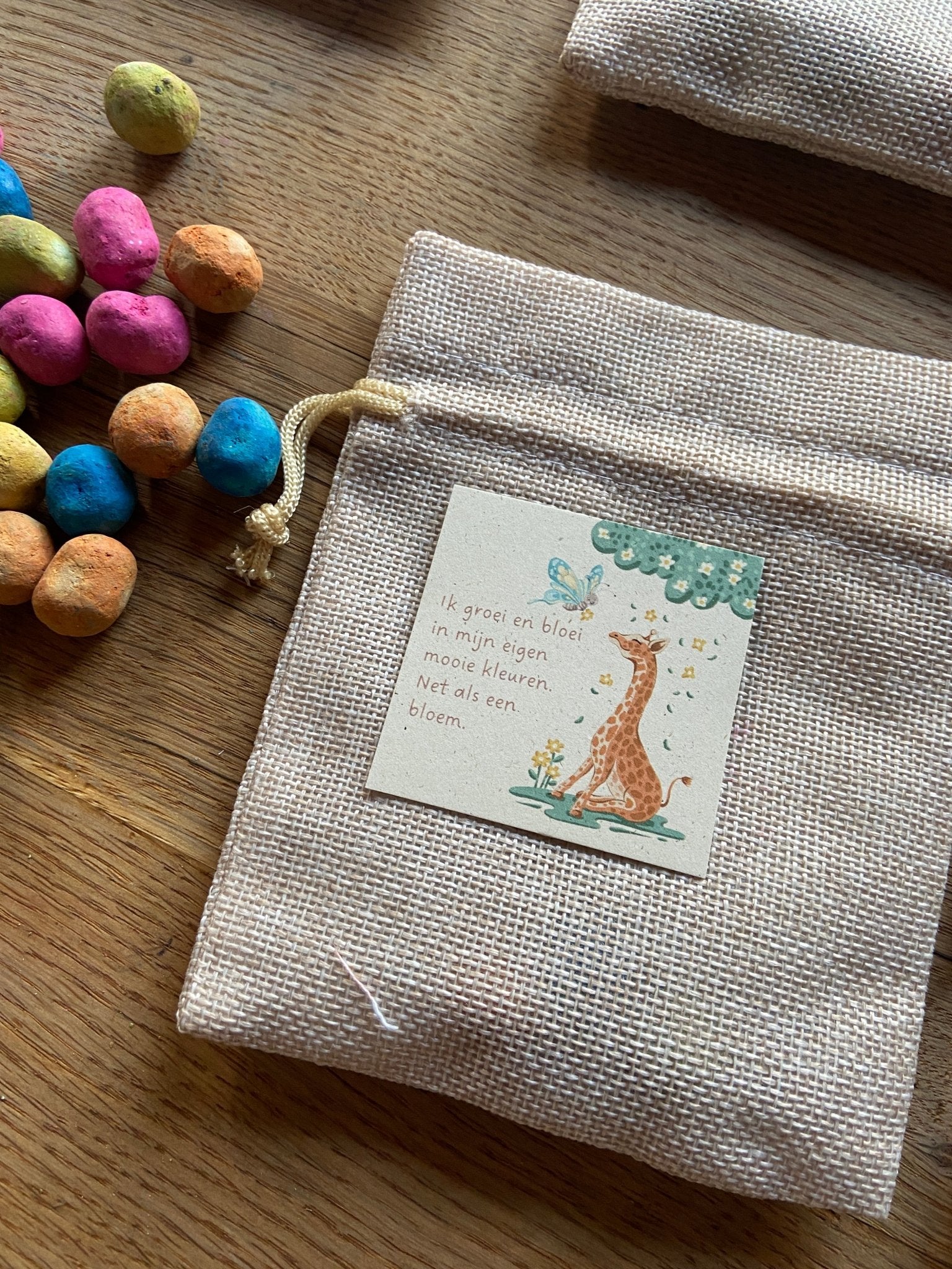 3 Bloembolletjes + affirmatiekaartje - Droomdiertjes