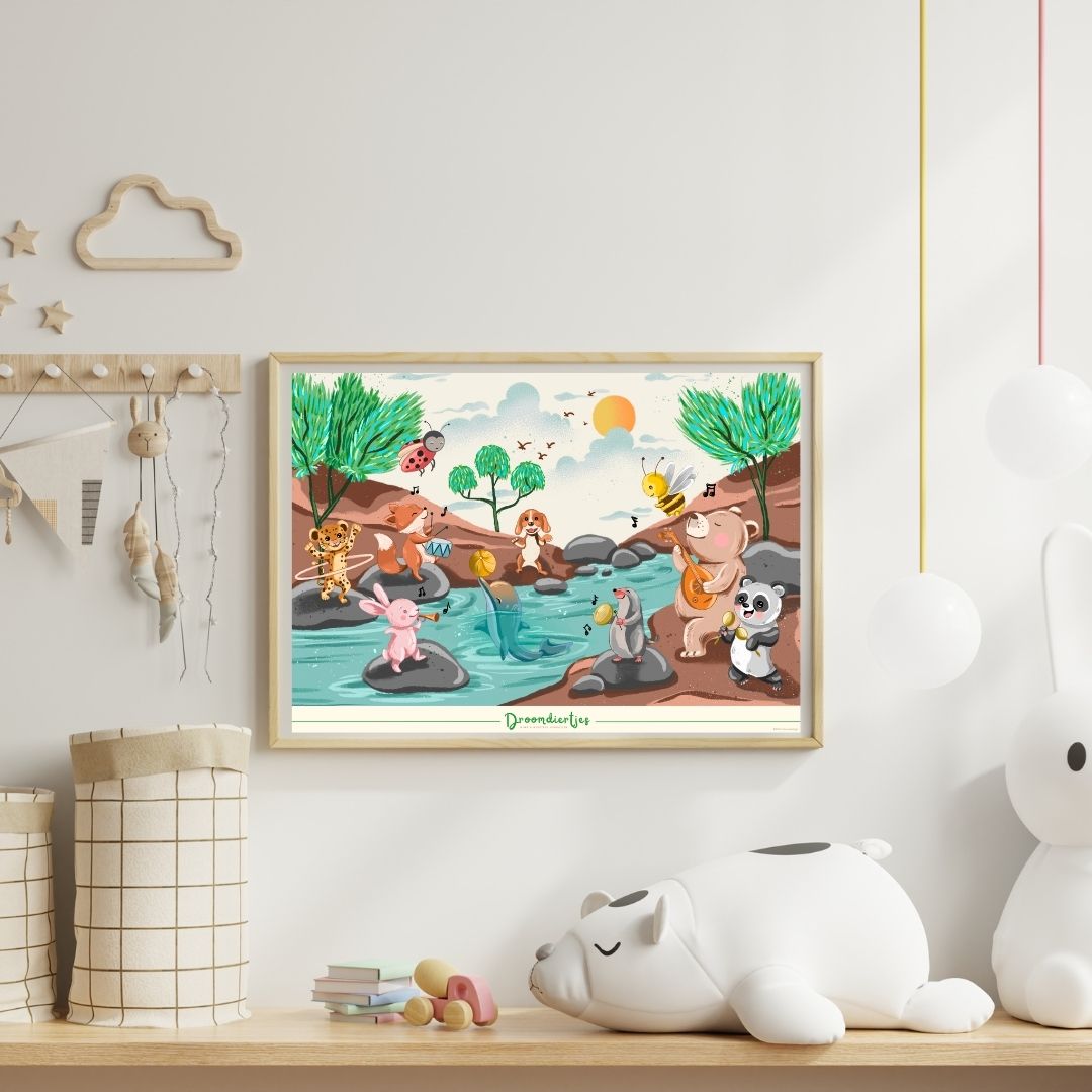 Droomdiertjes Poster A3 - By Day - Droomdiertjes