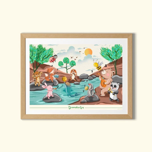 Droomdiertjes Poster A3 - By Day - Droomdiertjes