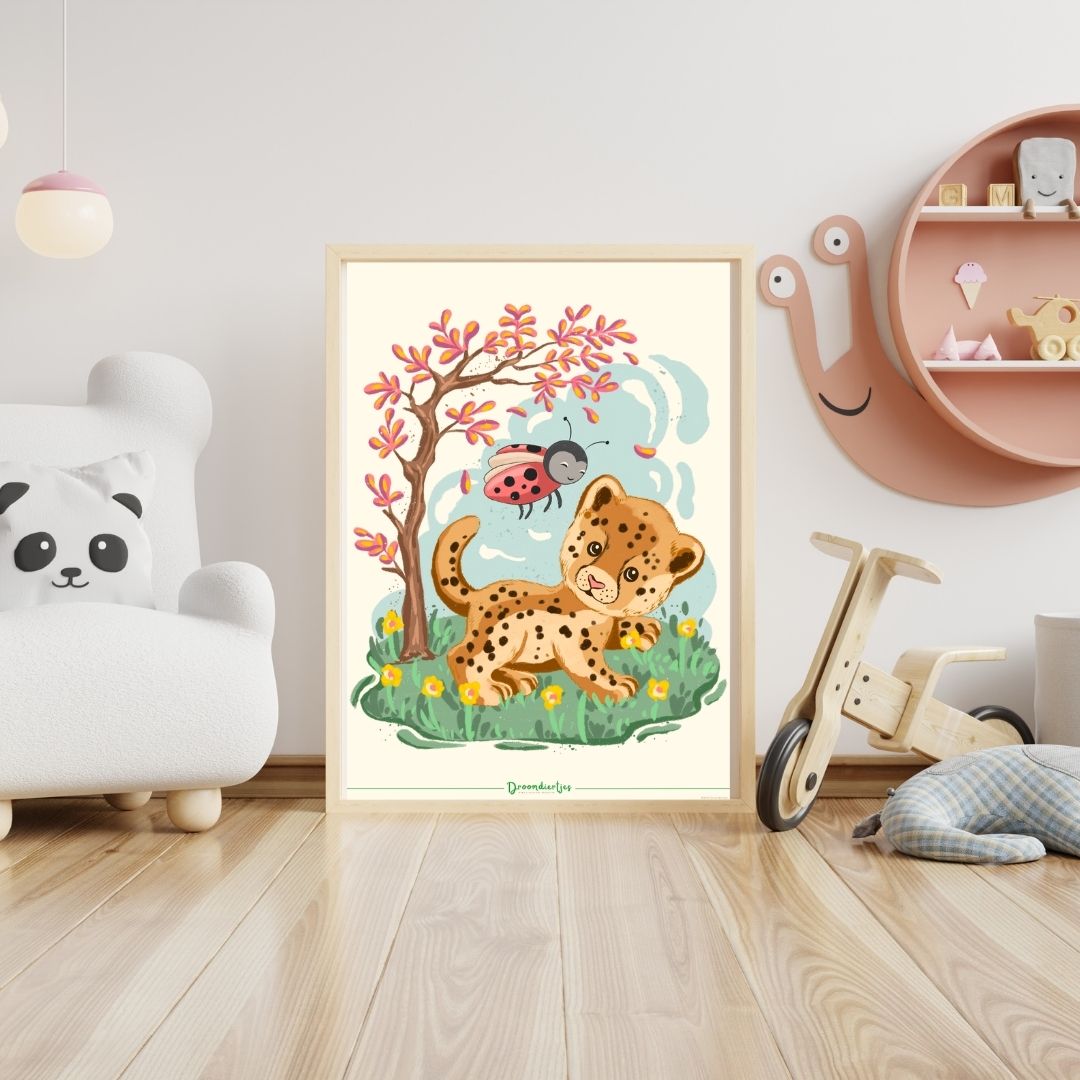 Droomdiertjes Poster A3 - Concentratie Charlie & Lieve Lily - Droomdiertjes