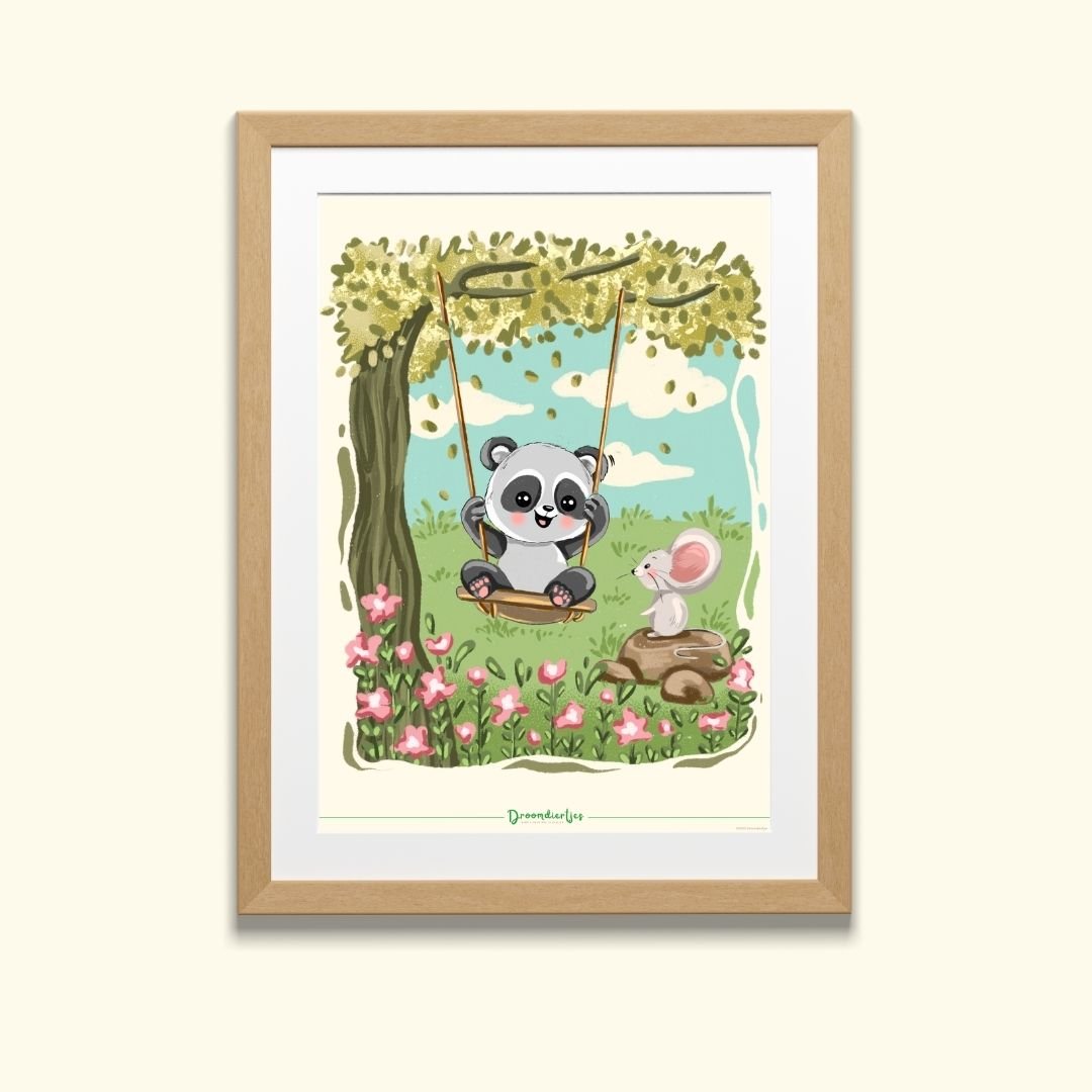 Droomdiertjes Poster A3 - Positieve Poppy & Moedige Milo - Droomdiertjes