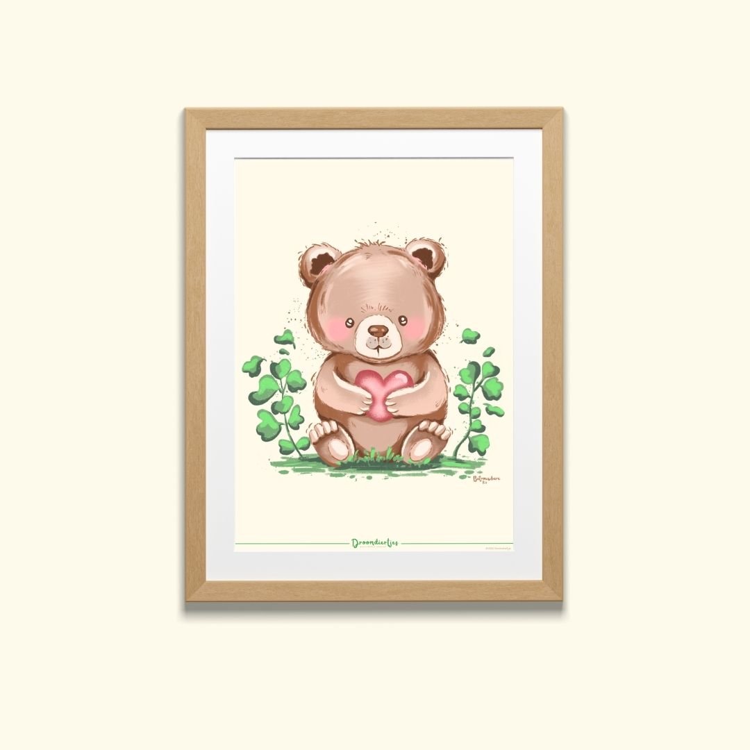Droomdiertjes Poster A4 - Betrouwbare Bo - Droomdiertjes