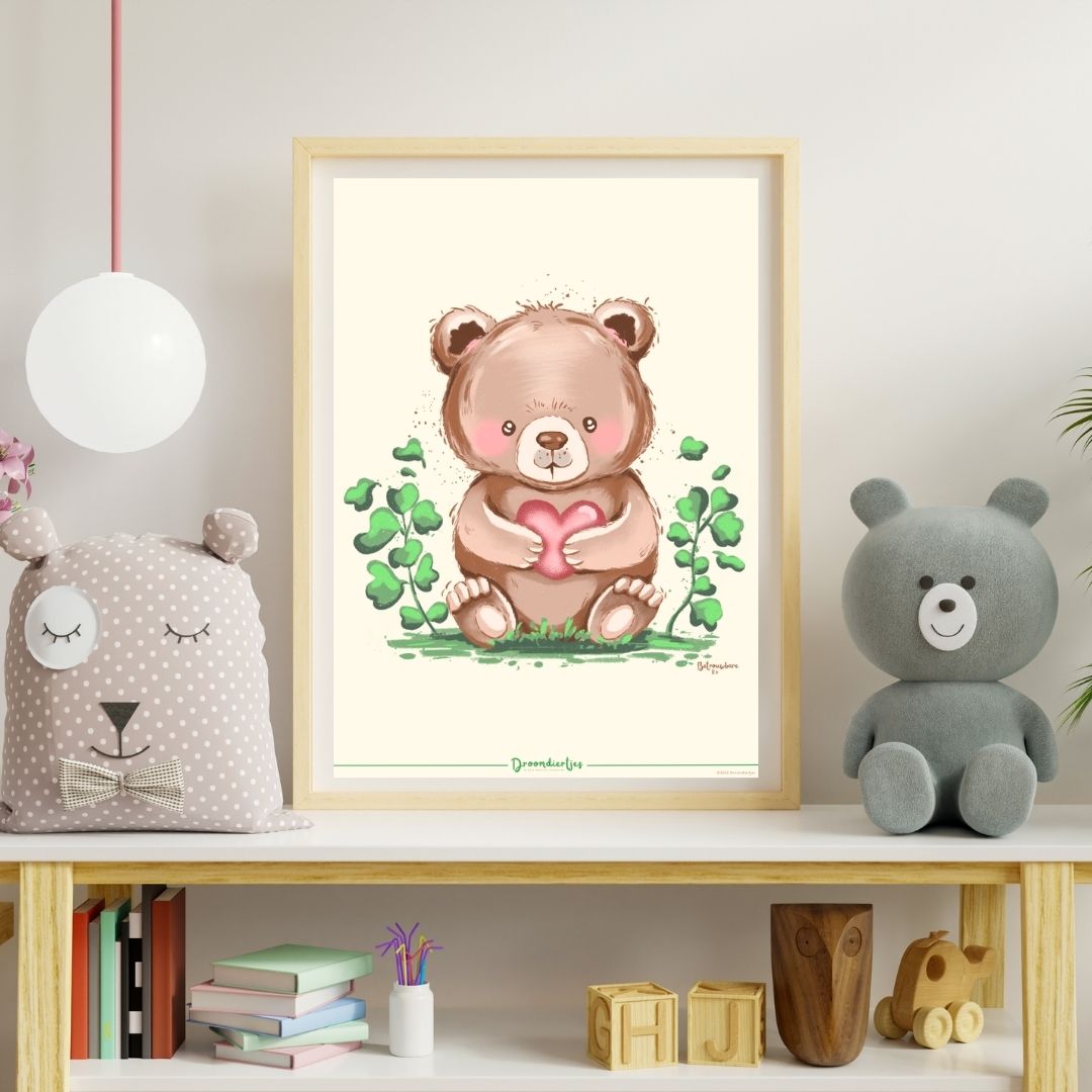 Droomdiertjes Poster A4 - Betrouwbare Bo - Droomdiertjes