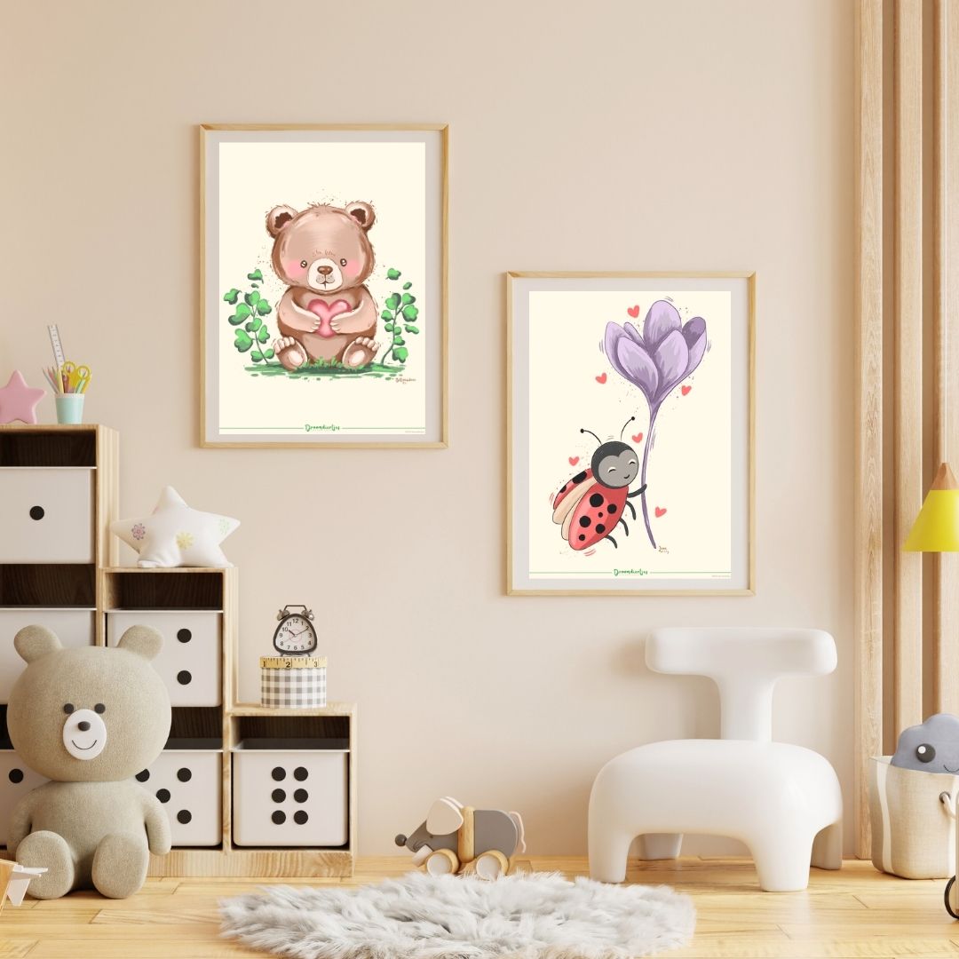 Droomdiertjes Poster A4 - Betrouwbare Bo - Droomdiertjes