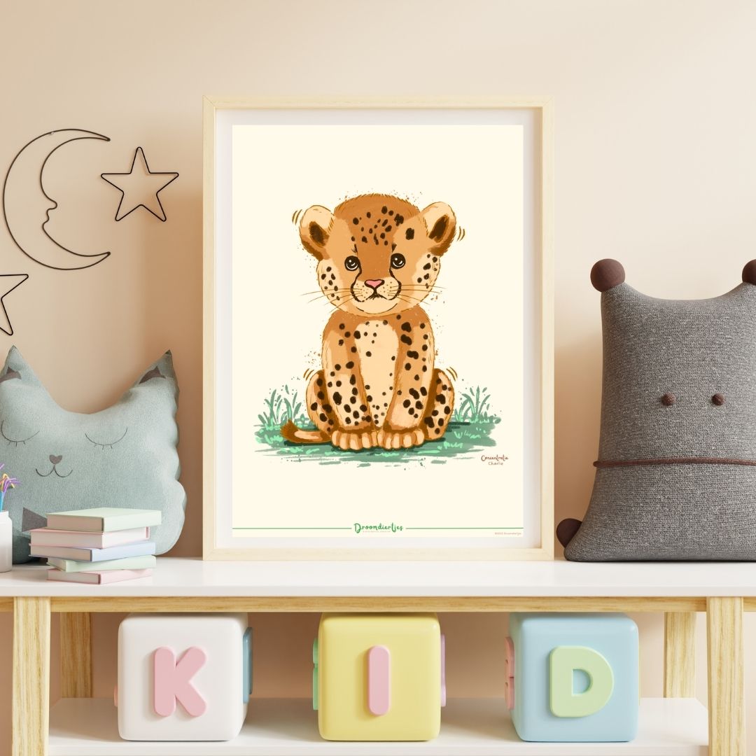 Droomdiertjes Poster A4 - Concentratie Charlie - Droomdiertjes