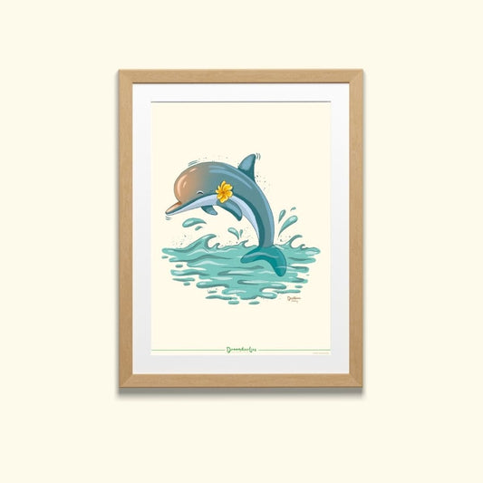 Droomdiertjes Poster A4 - Dankbare Daisy - Droomdiertjes