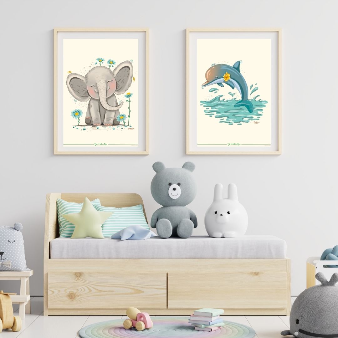 Droomdiertjes Poster A4 - Dankbare Daisy - Droomdiertjes