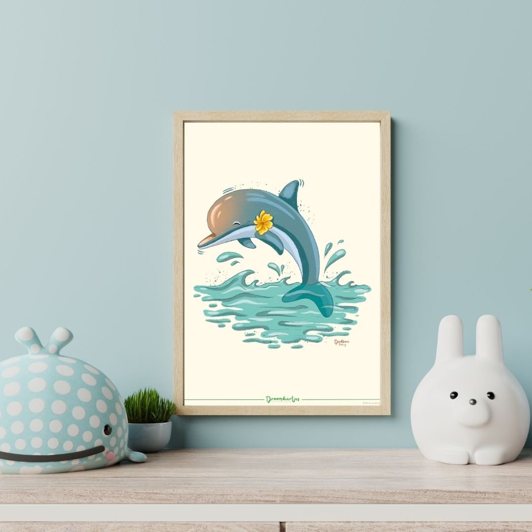 Droomdiertjes Poster A4 - Dankbare Daisy - Droomdiertjes