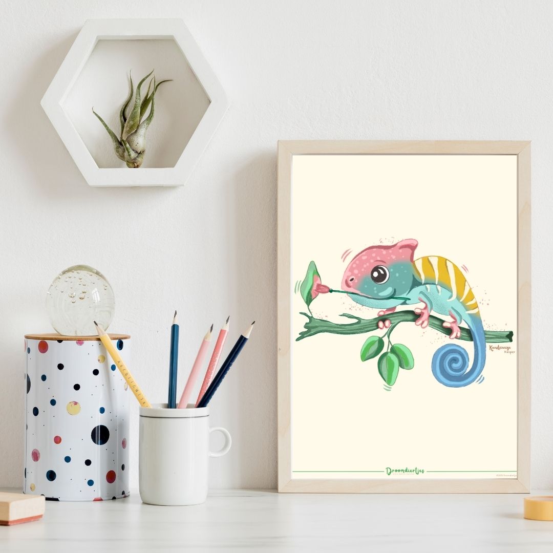 Droomdiertjes Poster A4 - Kunstzinnige Kasper - Droomdiertjes