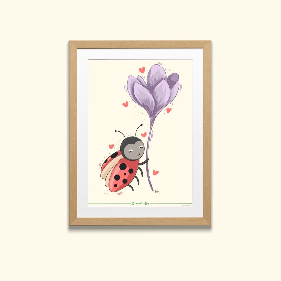 Droomdiertjes Poster A4 - Lieve Lily - Droomdiertjes