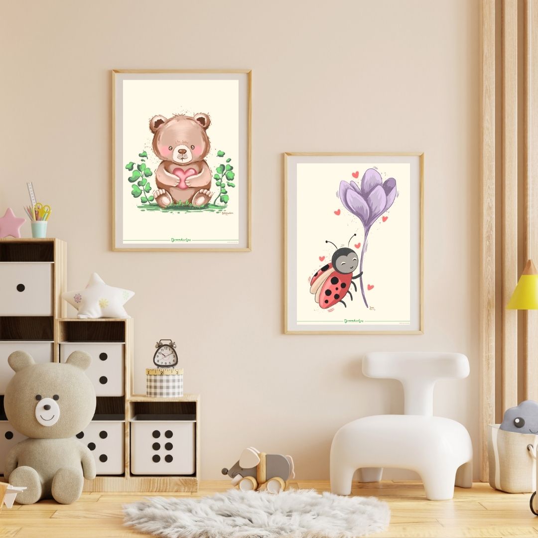 Droomdiertjes Poster A4 - Lieve Lily - Droomdiertjes