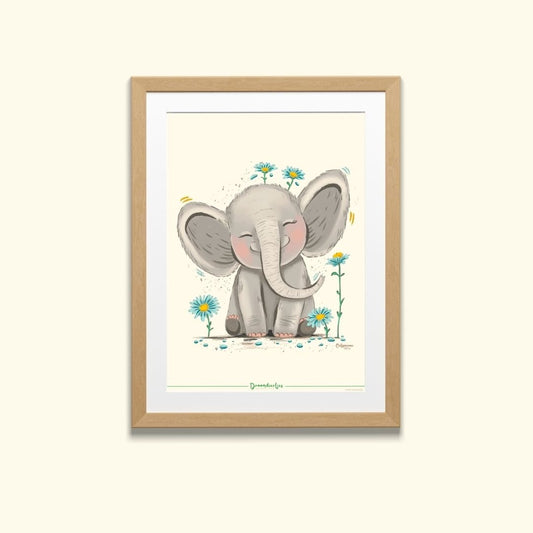 Droomdiertjes Poster A4 - Ontspannen Ollie - Droomdiertjes