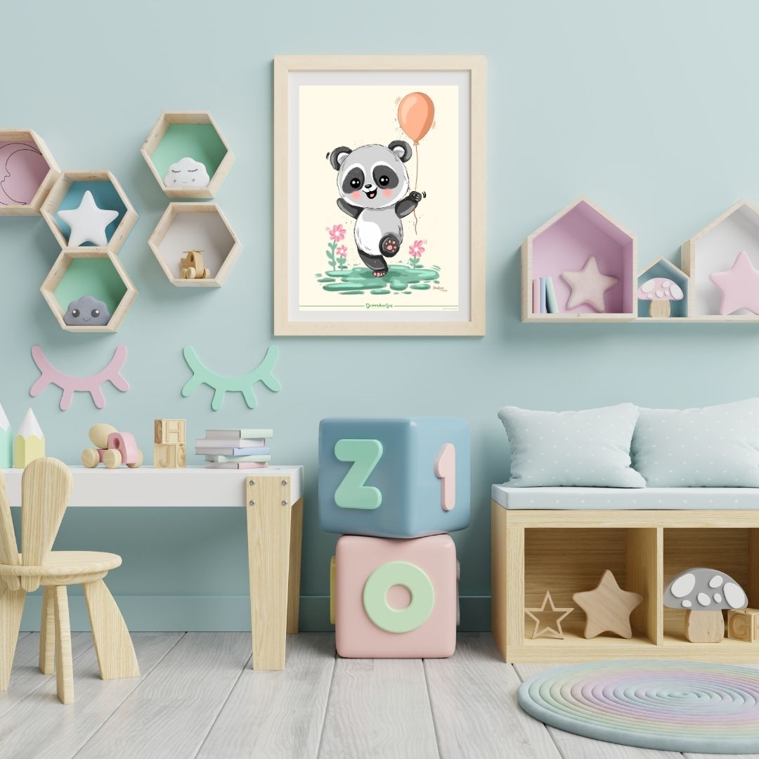 Droomdiertjes Poster A4 - Positieve Poppy - Droomdiertjes