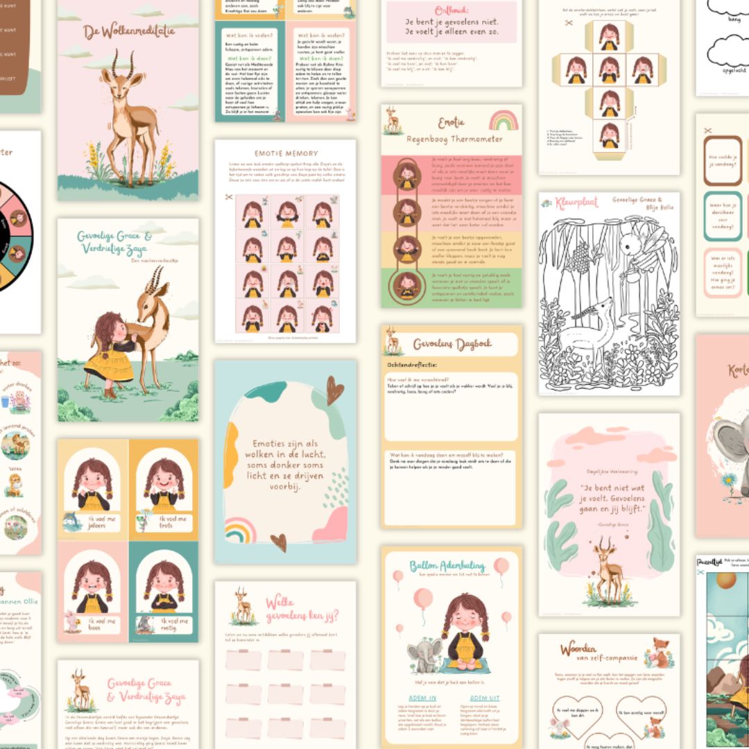 Emotie Toolkit - XL (digitaal) - Droomdiertjes