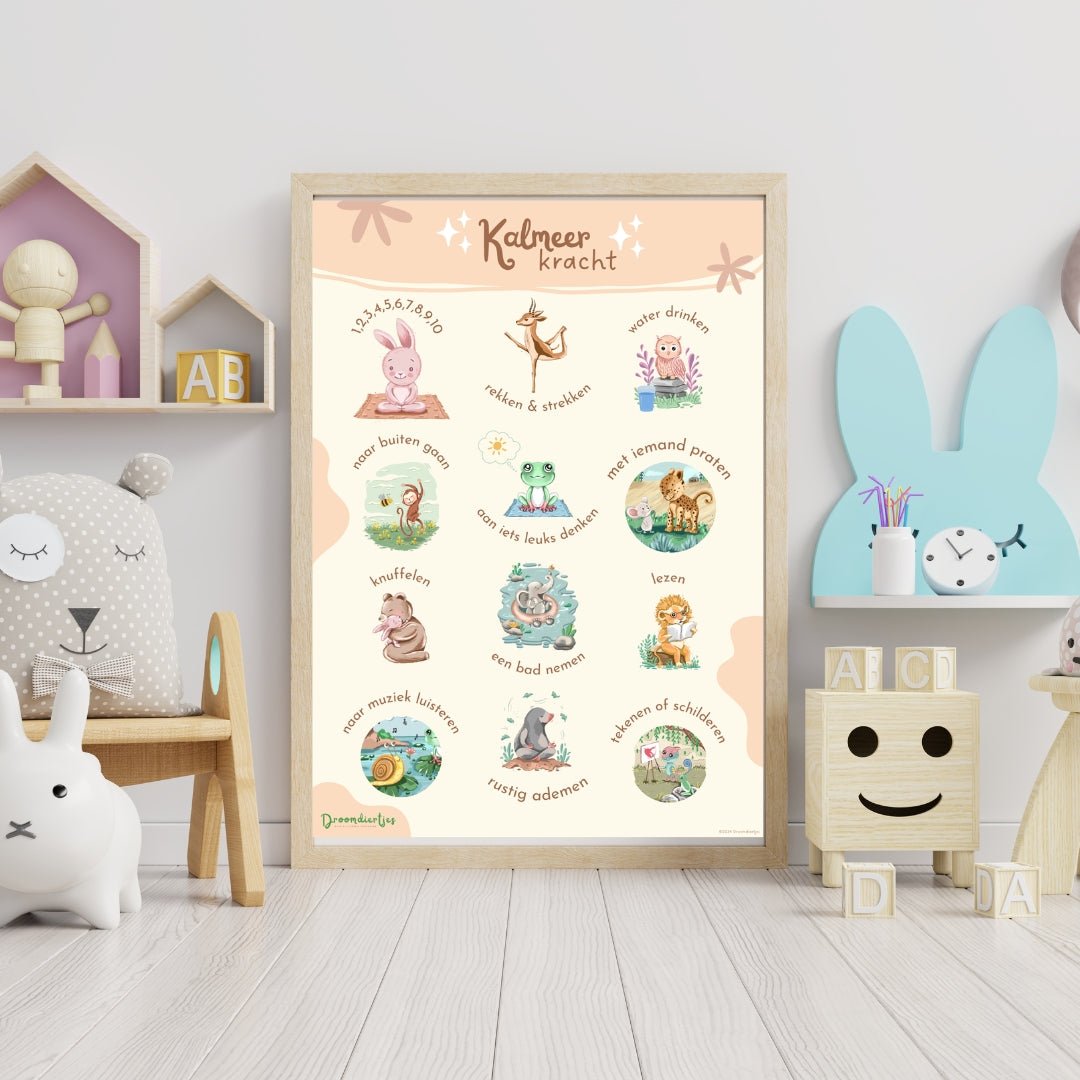 Kalmeer Kracht Poster A3 - Droomdiertjes
