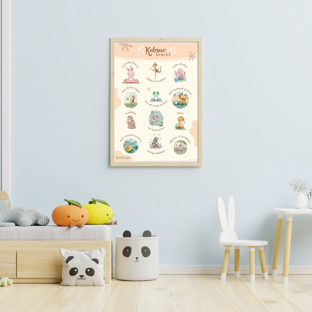 Kalmeer Kracht Poster A3 - Droomdiertjes