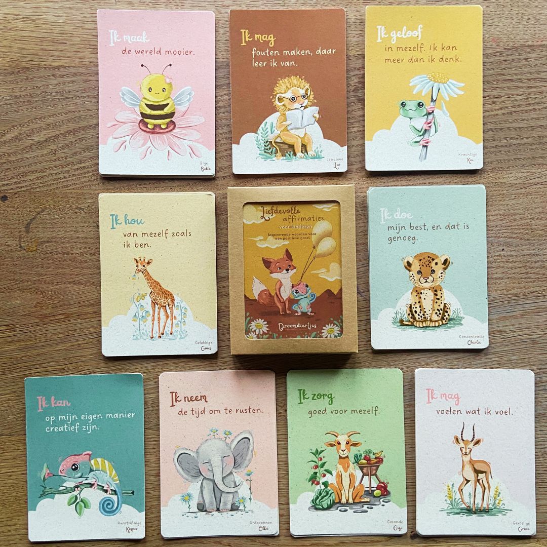Liefdevolle Affirmaties voor kinderen - Droomdiertjes