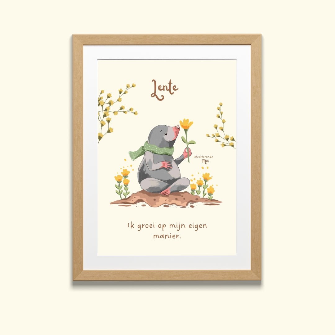 Seizoensposter A3 - Winter + Lente - Droomdiertjes