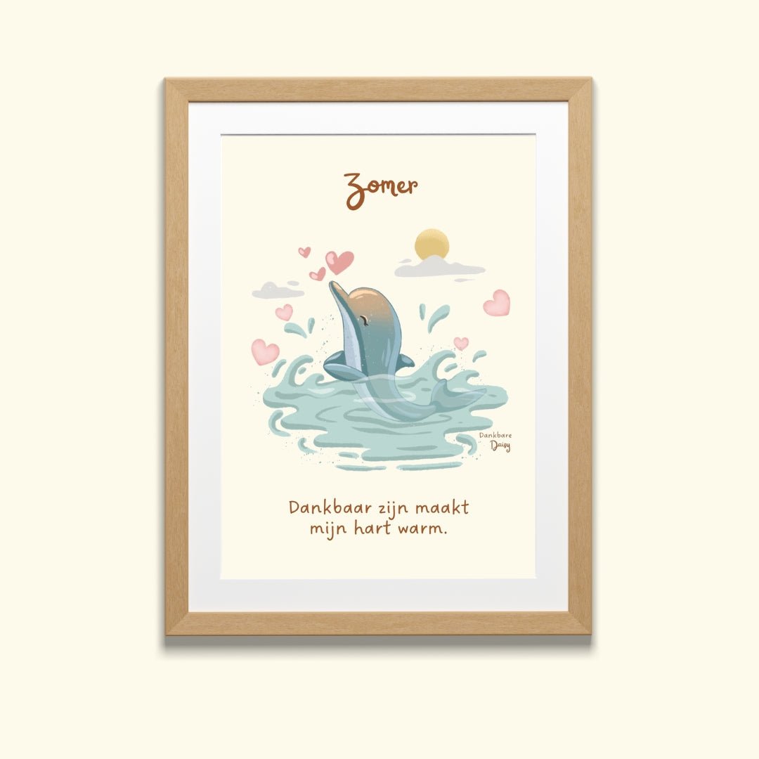Seizoensposter A3 - Zomer + Herfst - Droomdiertjes